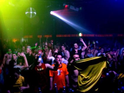 System 6 party photo, Brisbane