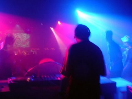 System 6 party photo, Brisbane
